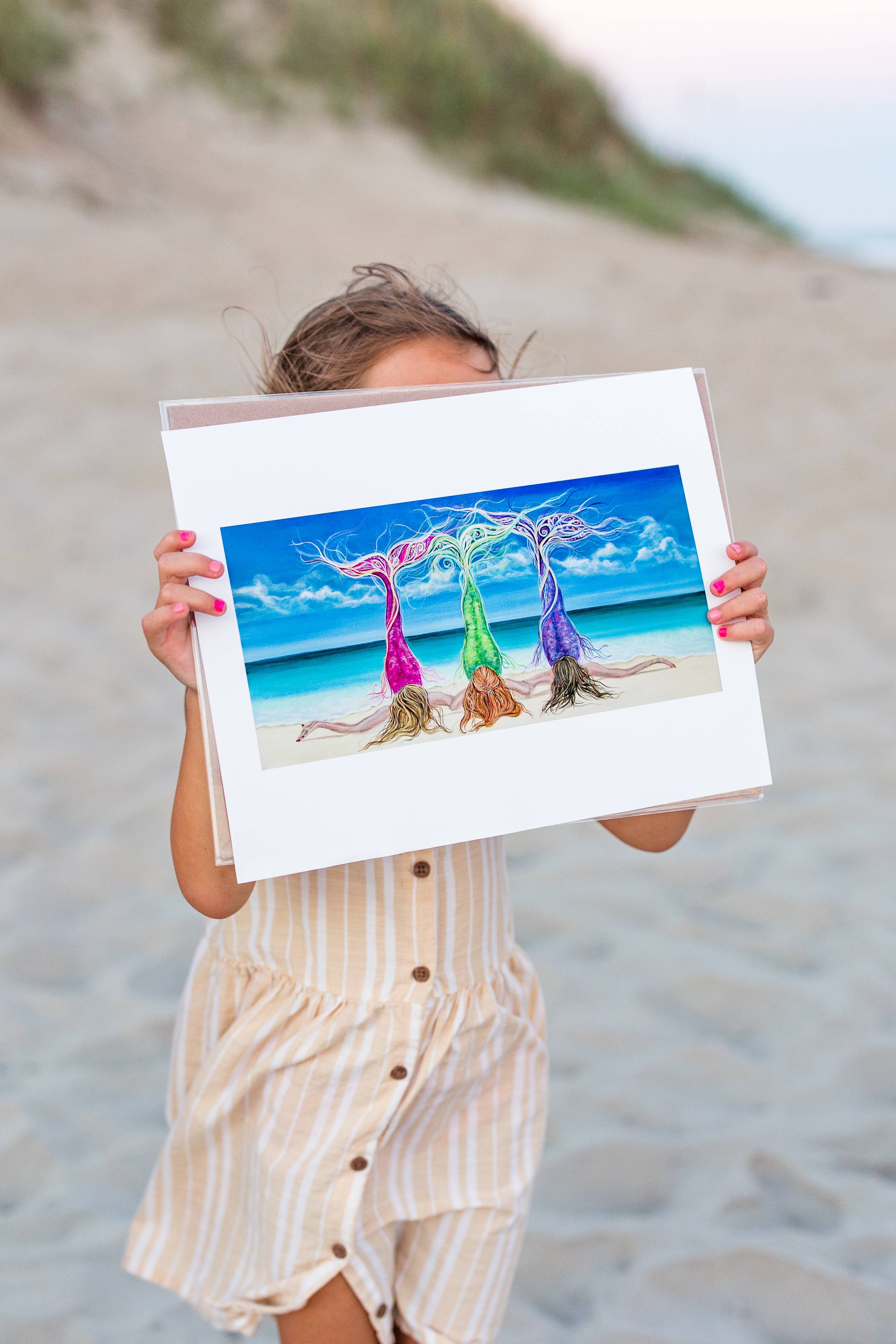 Angel Fritz Studio - Vente Affiche d'art - COPAINS BEACH BLISS1