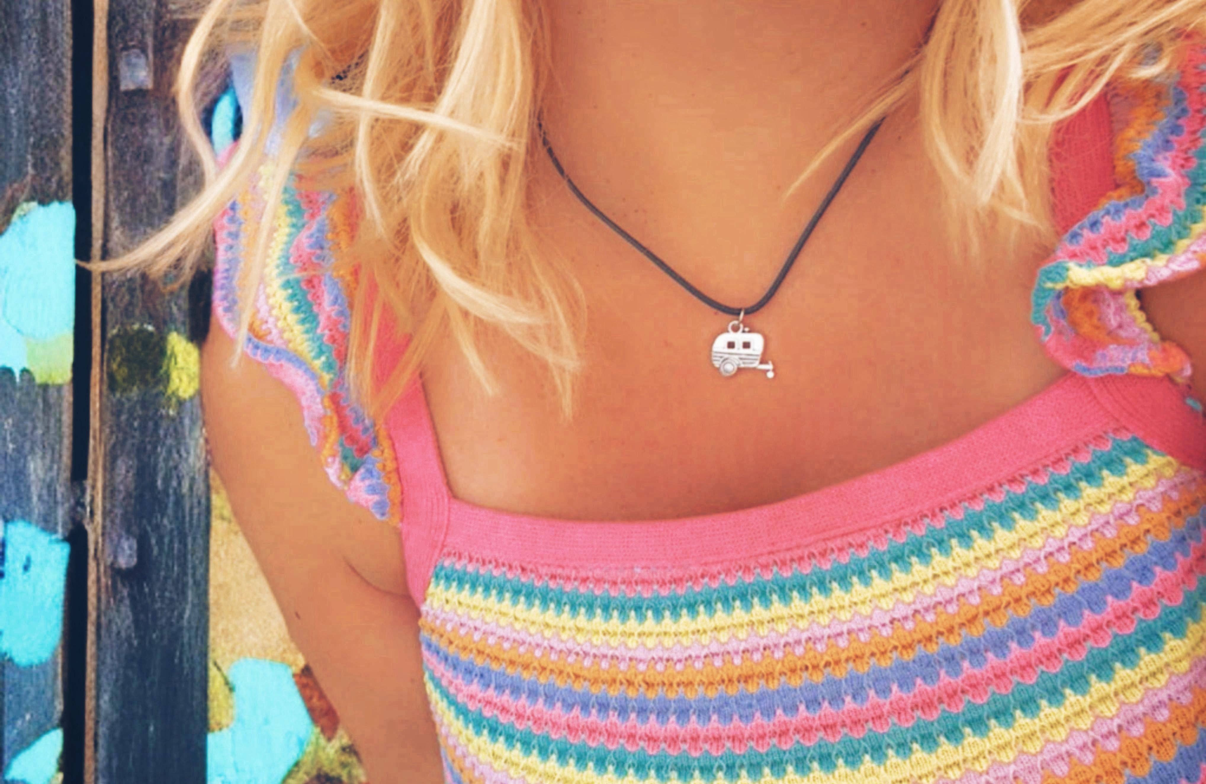 Turistadlv - Wholesale Pendant/Charm Necklace - Camping necklace, caravan necklace, camping gift, caravan charm, camper, camping jewelry, traveler gift, camper necklace2