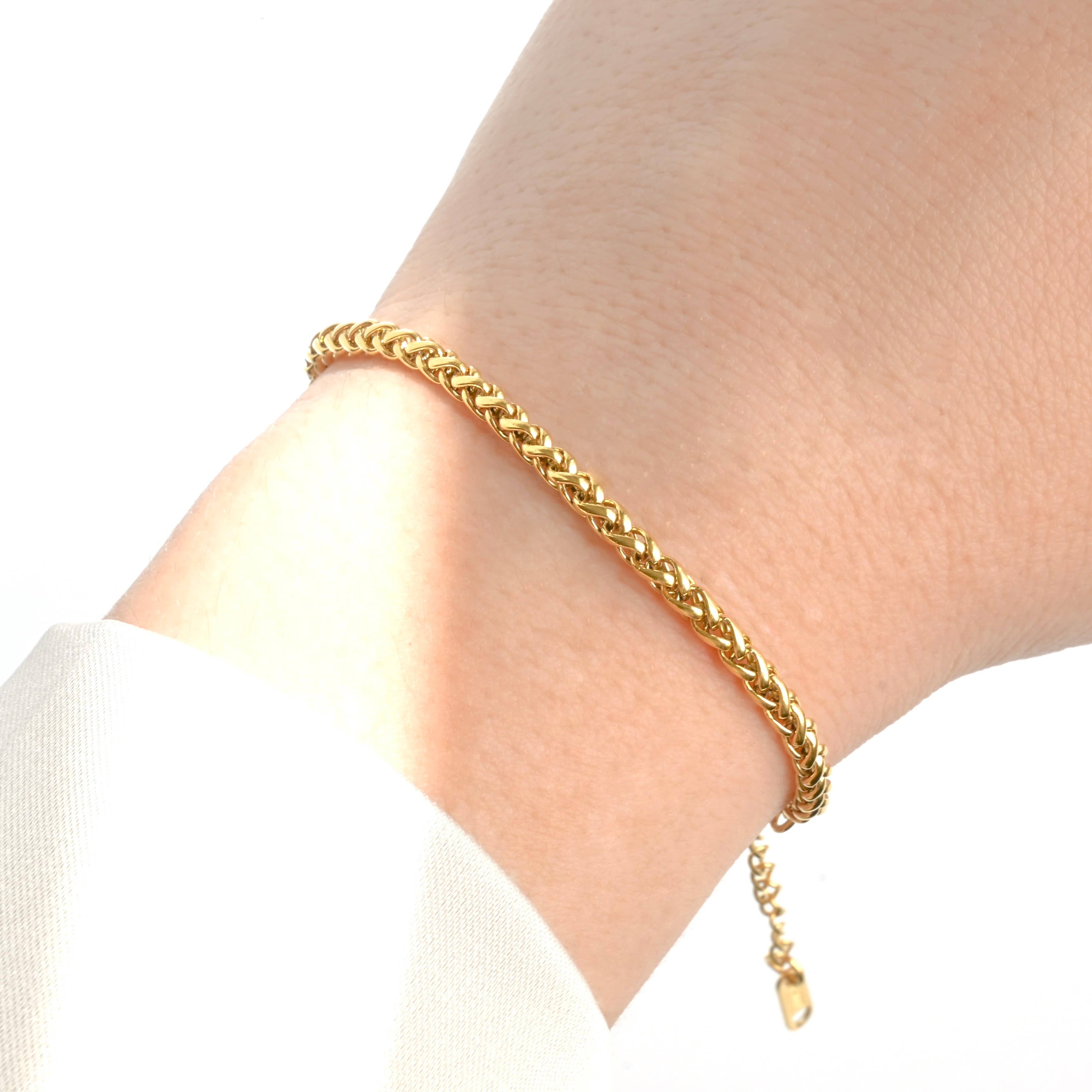 Blueyejewelry - Vente Bracelets maillon et chaîne - Bracelets audacieux en acier inoxydable - Bracelet épais en or et en argent18