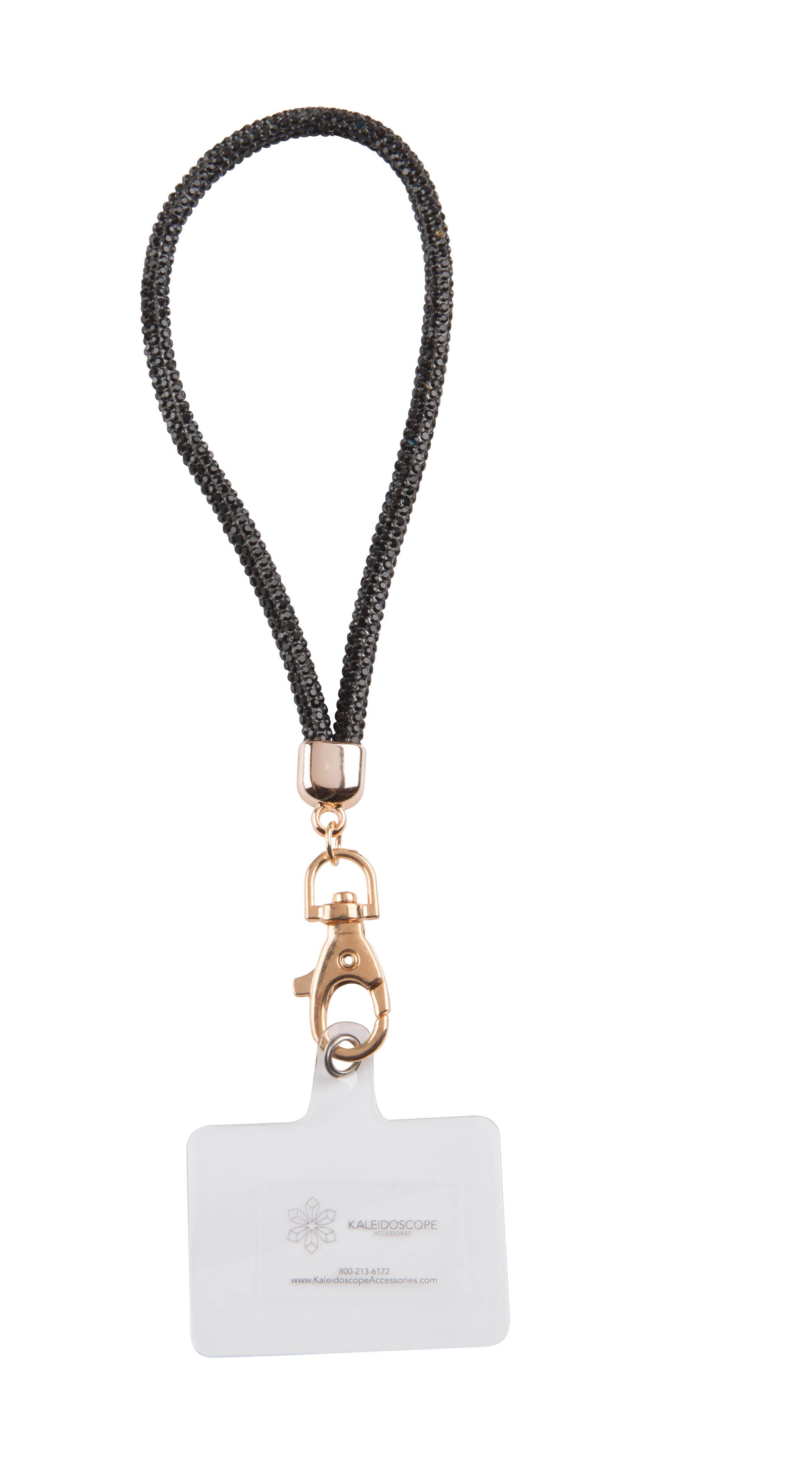 Kaleidoscope Accessories - Wholesale Keychain - Women's - Rhinestone wristlet w/ phone tether tab keychain, 6 assorted1