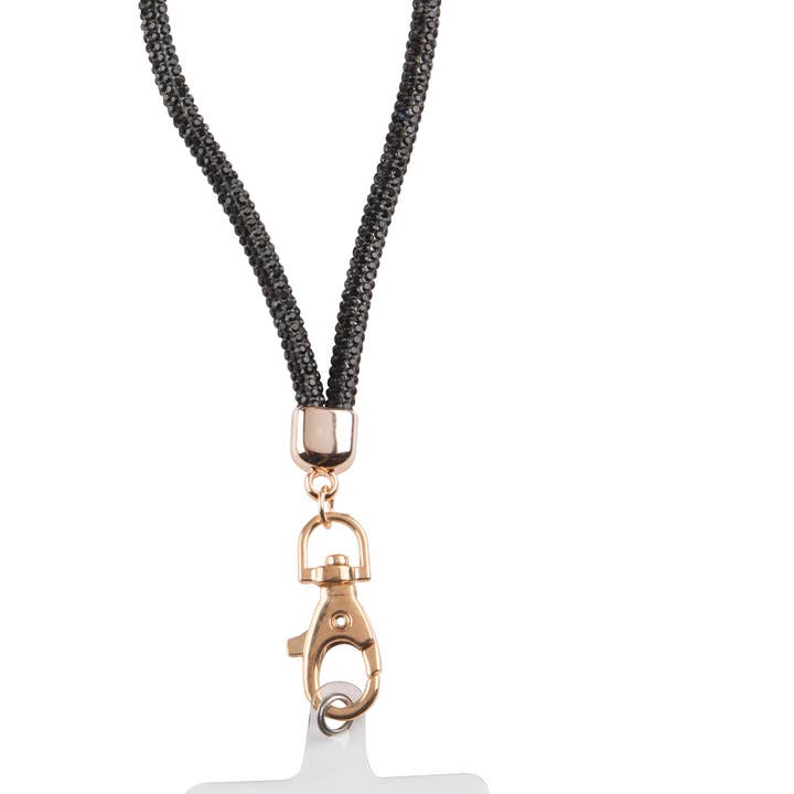 Kaleidoscope Accessories - Wholesale Keychain - Women's - Rhinestone wristlet w/ phone tether tab keychain, 6 assorted1