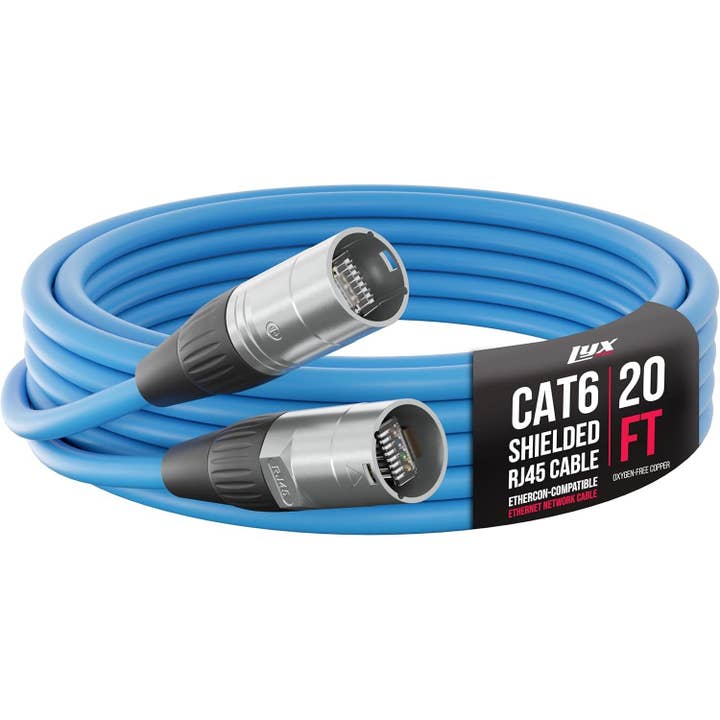 LyxPro - Wholesale Speakers - CAT6 Shielded Ethercon RJ45 XLR Cable, Male to Male13