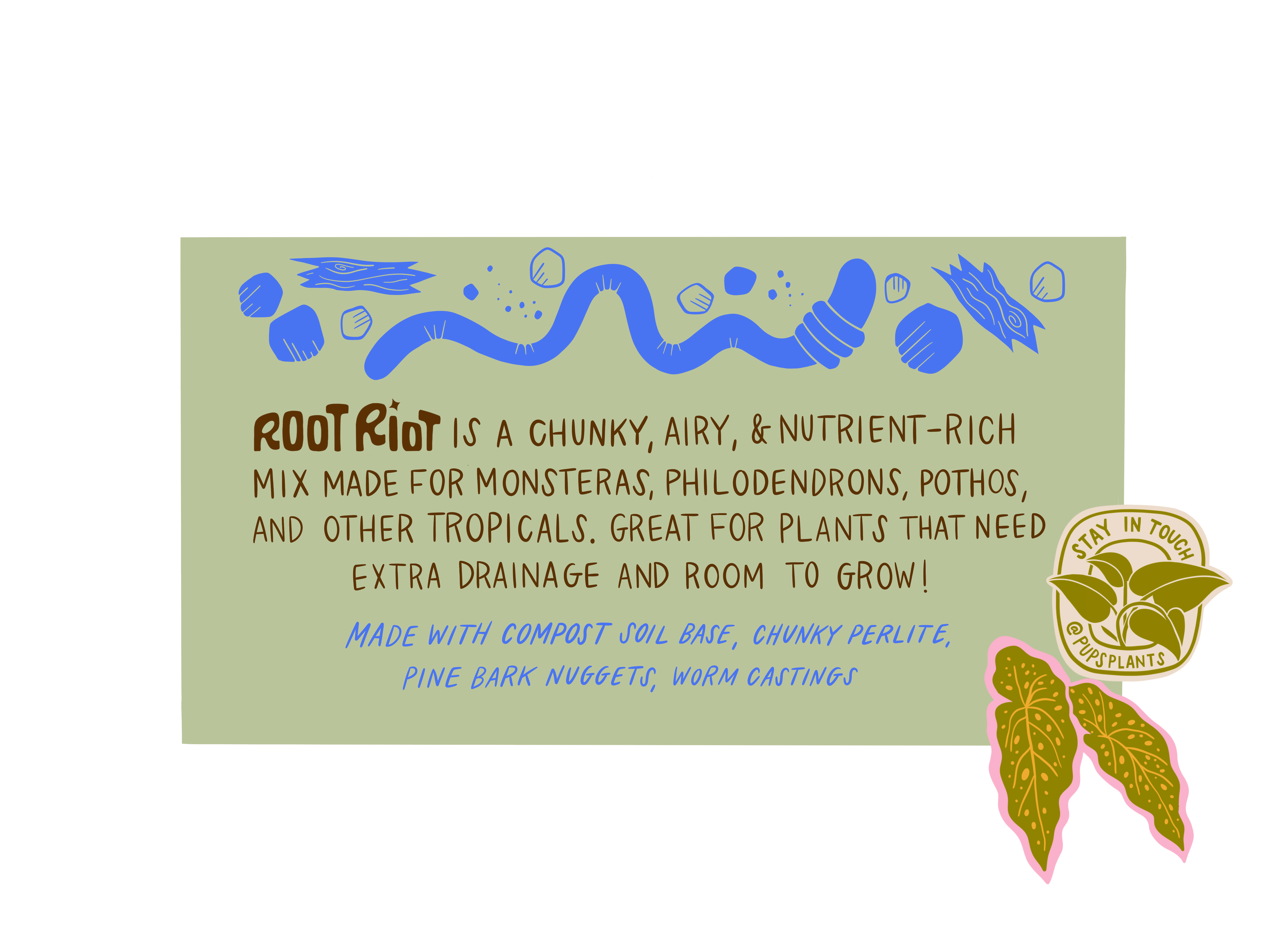 Pups Plants + Goods – Engroshandel Plante-/pottejord – Root Riot Chunky Pottemuld Mix3