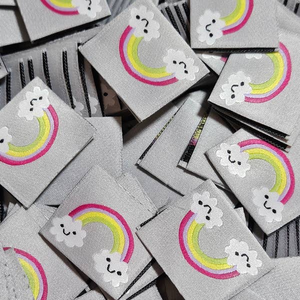 Kawaii Rainbow Clouds, Woven Clothing Labels, 10 pack and other Purchase Wholesale fabric doilies. Free Returns & Net 60 Terms on Faire trending on Faire.