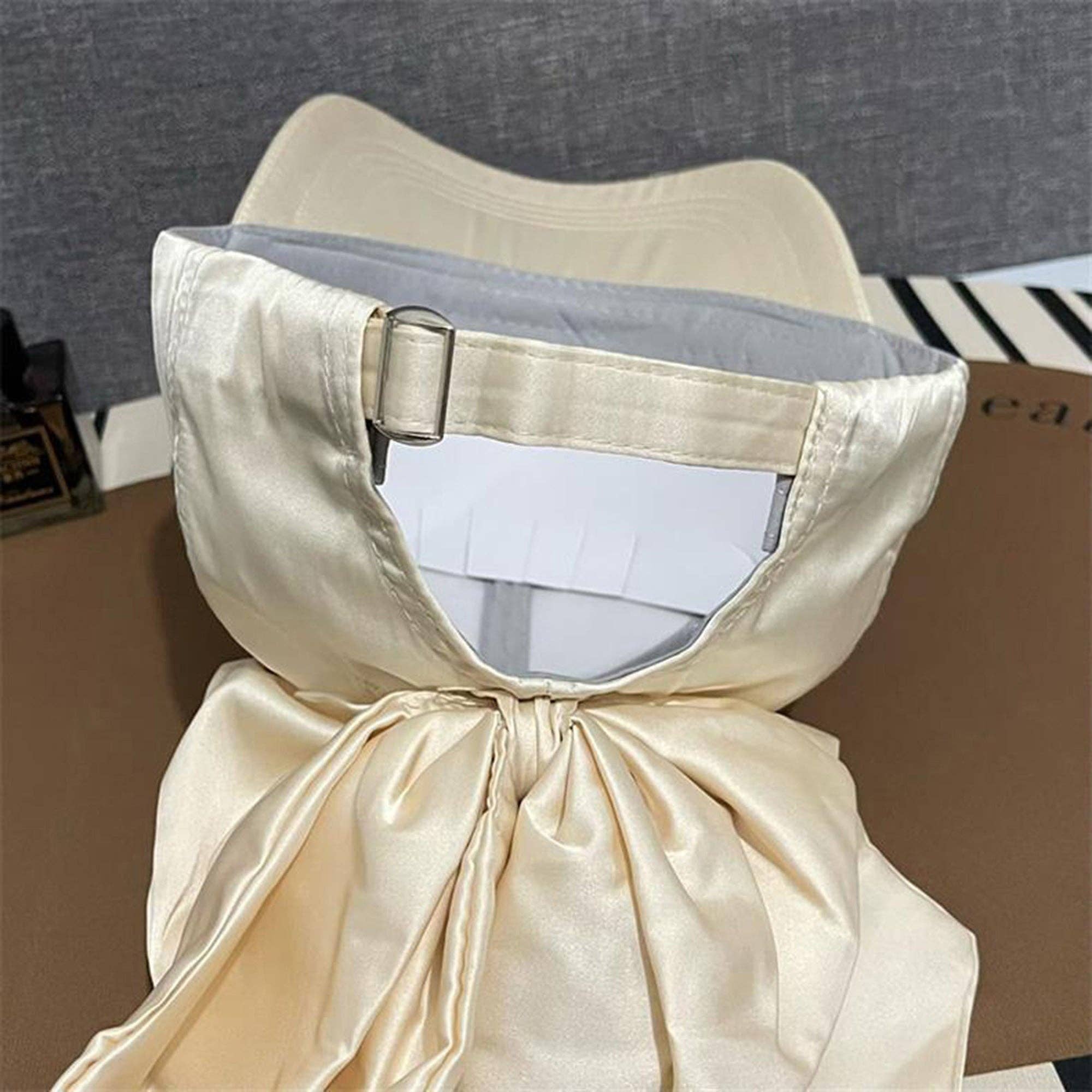 AK Brand - Wholesale Baseball Cap - Women's - Satin Baseball Cap with Back Bow Accent Adjustable Fit and C9