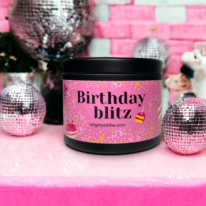 Angsty Addie - Wholesale Jar/Filled Candle - Birthday cake candle, birthday gift for women1