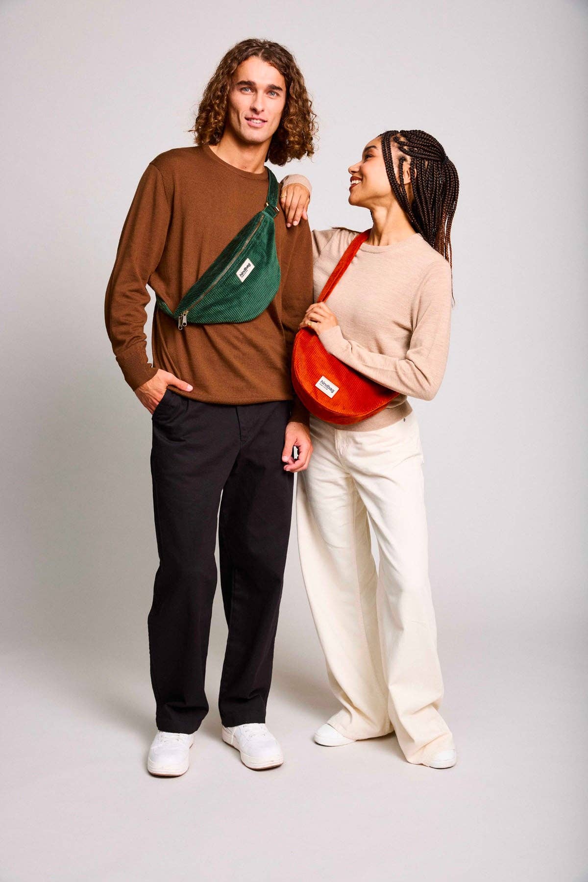 Hindbag – Engroshandel Bæltetaske - Unisex – Bæltetaske Sasha Velours Grantræ3