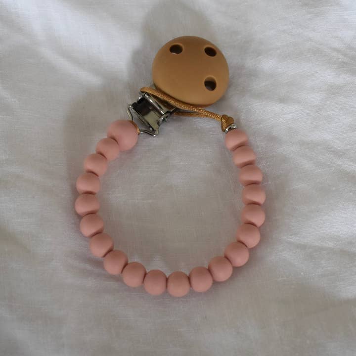 Bella Zailea - Wholesale Pacifier Clip - Baby - Silicone Dummy Clip - Vintage | Safety Certified