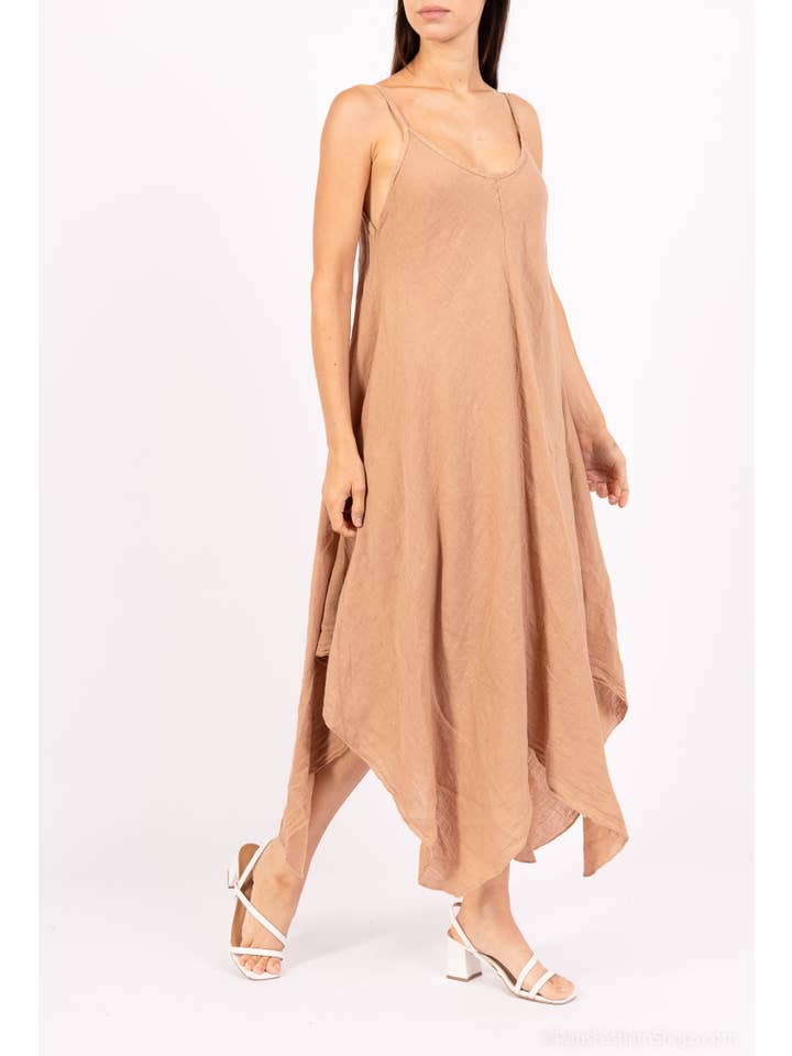 Shyloh - Wholesale Dress - Women's - Flowy linen dress 149401