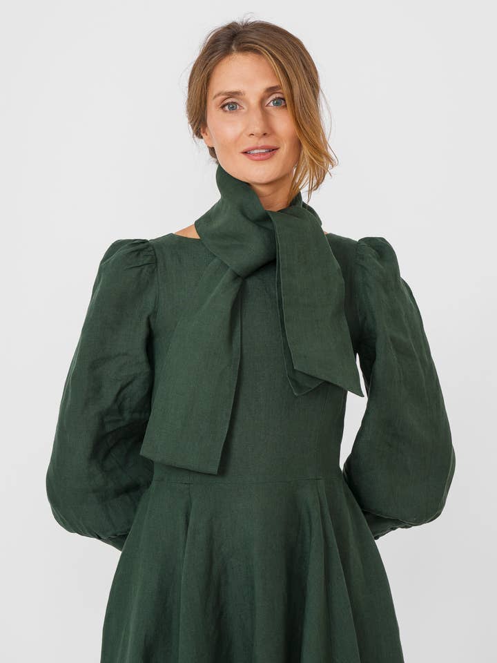 Red Poppy Hawthorn Dress, Long Sleeve for wholesale on Faire44