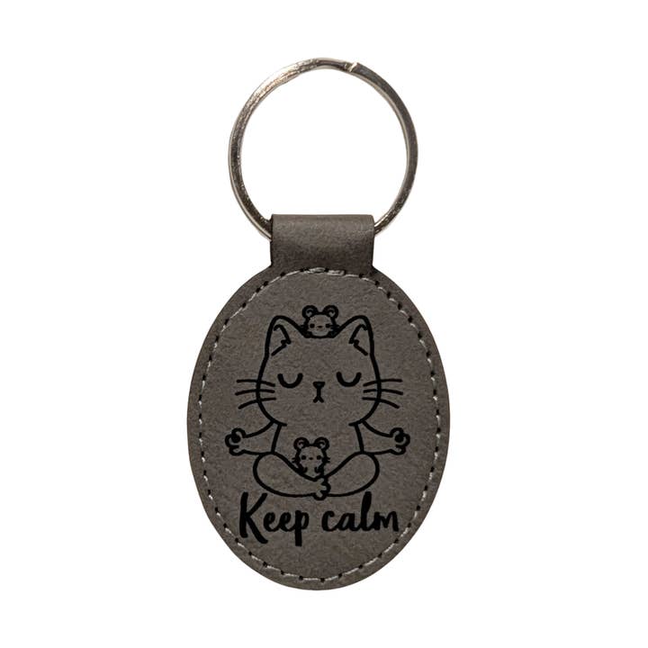 Porte-clés Chat Méditant pour la vente par Rosefire