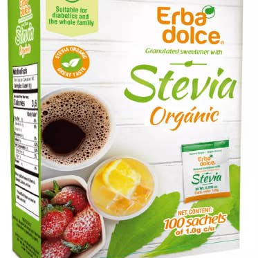 Erba Dolce Organic Stevia Box 100 bustine (astuccio da 12) per la vendita all'ingrosso da parte di BOSANET