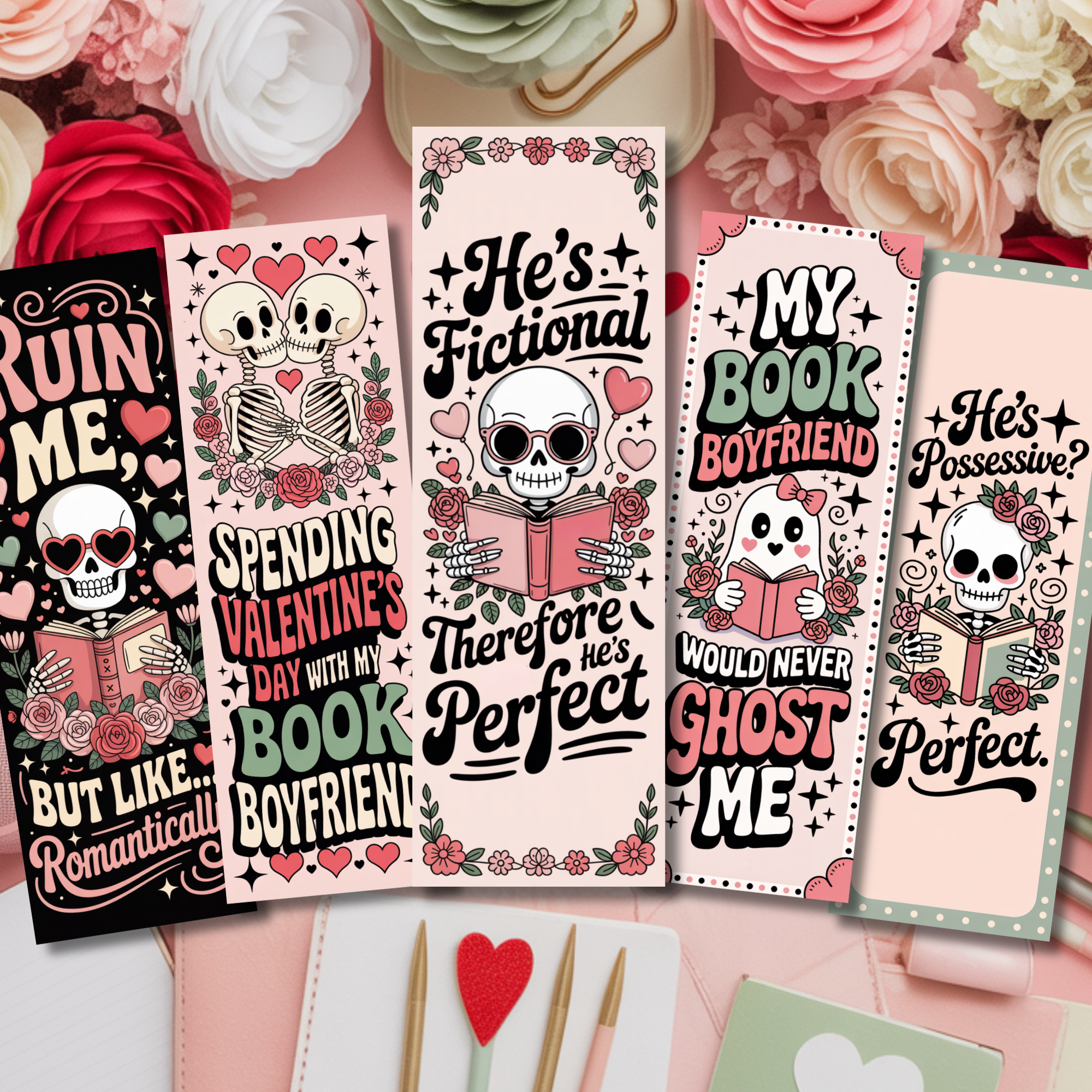 Auburn Row Design - Wholesale Bookmark - Valentine's Day Smut Bookmarks7