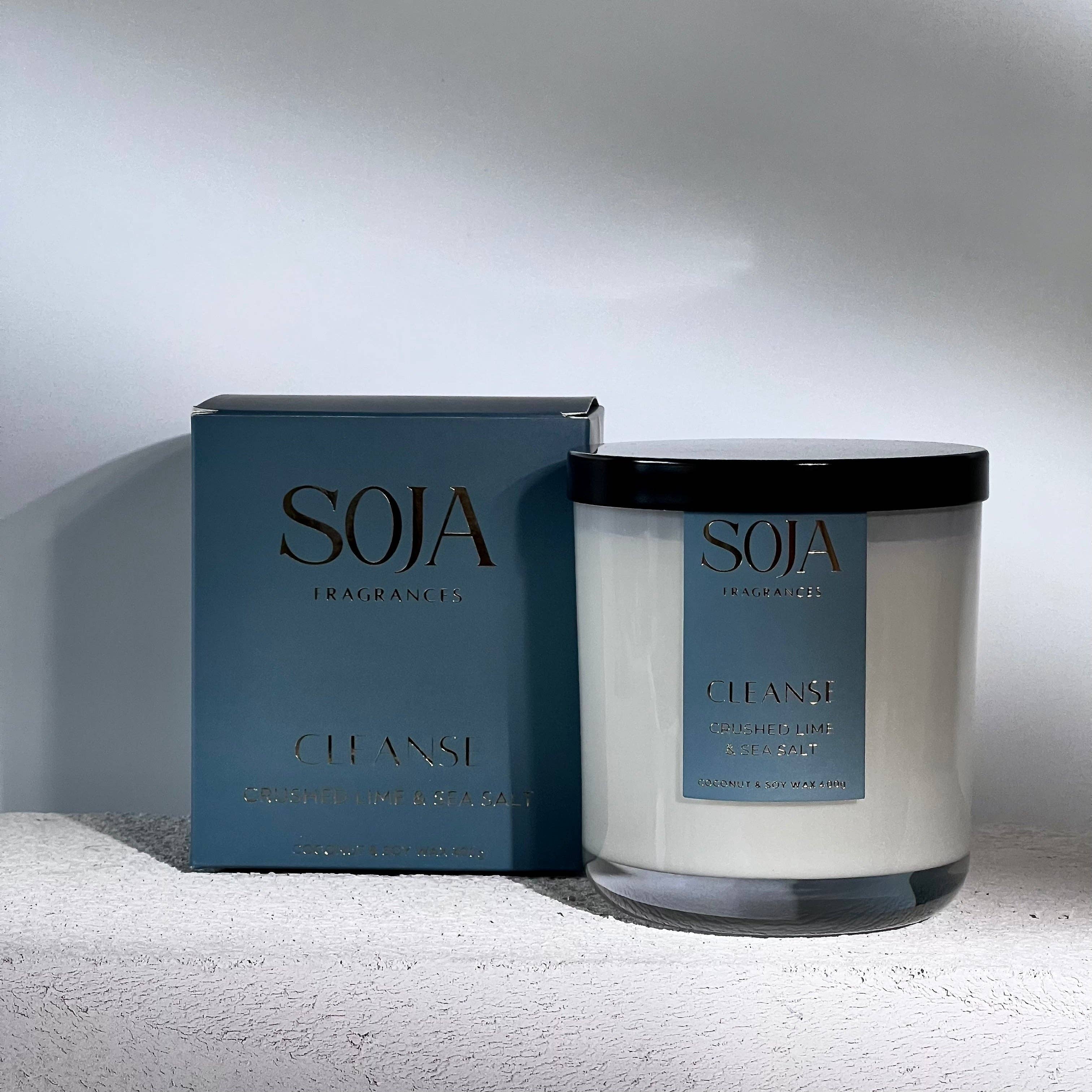 Soja Fragrances - Wholesale Jar/filled candle - Cleanse - Crushed Lime & Sea Salt Candle6