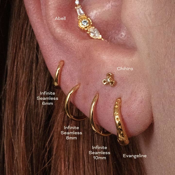 S-kin Studio Jewelry - Wholesale Hoop earrings - Evangeline Wavy Hoops3