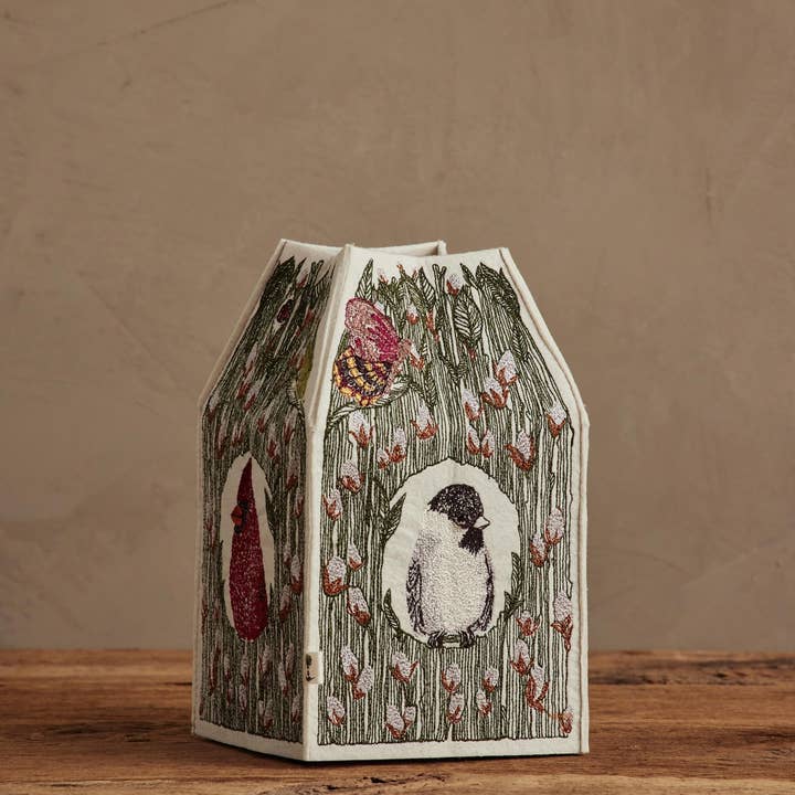 Coral & Tusk - Wholesale Tissue Box - Birdhouse Tissue Box Cover4