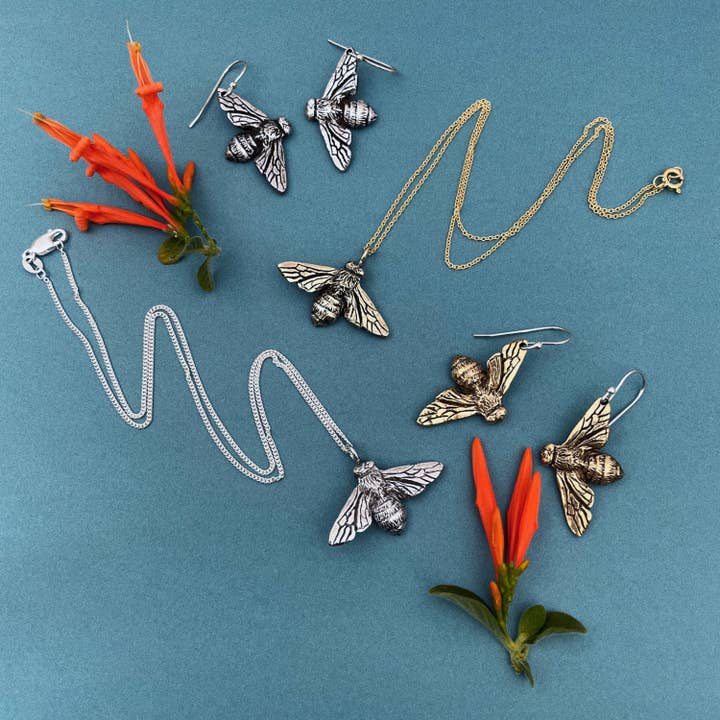 HELIOTROPE - Wholesale Woven Necklace - Bee Bolo Tie9