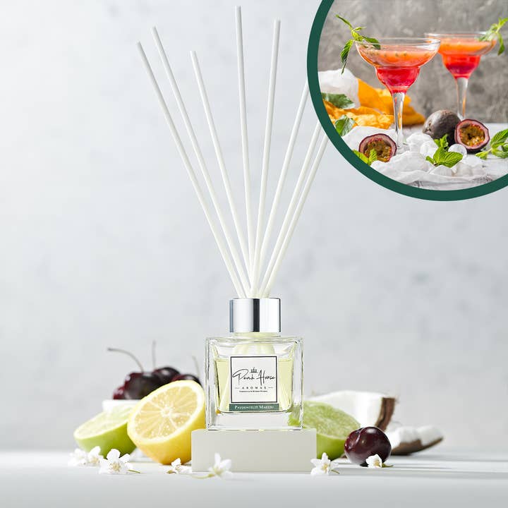 Passionfruit Martini Reed Diffuser for wholesale by Peak House Aromas
