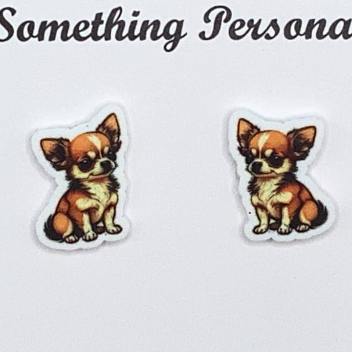 Mr. T Chihuahua hvalp øreringe for engroshandel hos Something Personal