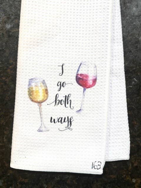 (#T163) JAG GÅR ÅT BÅDA HÅLLEN KÖKSHANDDUK (3-PACK) för wholesale av Jana's Flannels