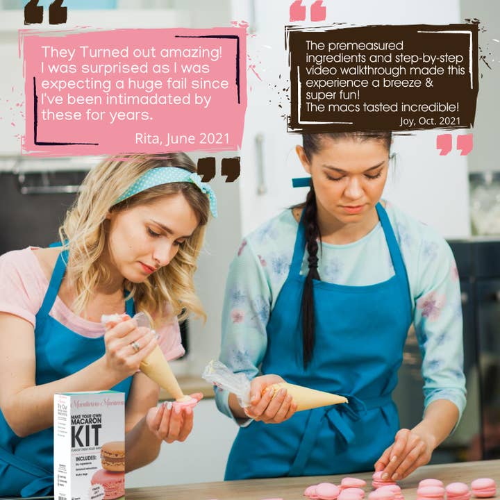 W4W products - Wholesale DIY Food Kit - Macalicious Macs DIY Baking Kit - Yields 24 French Macarons