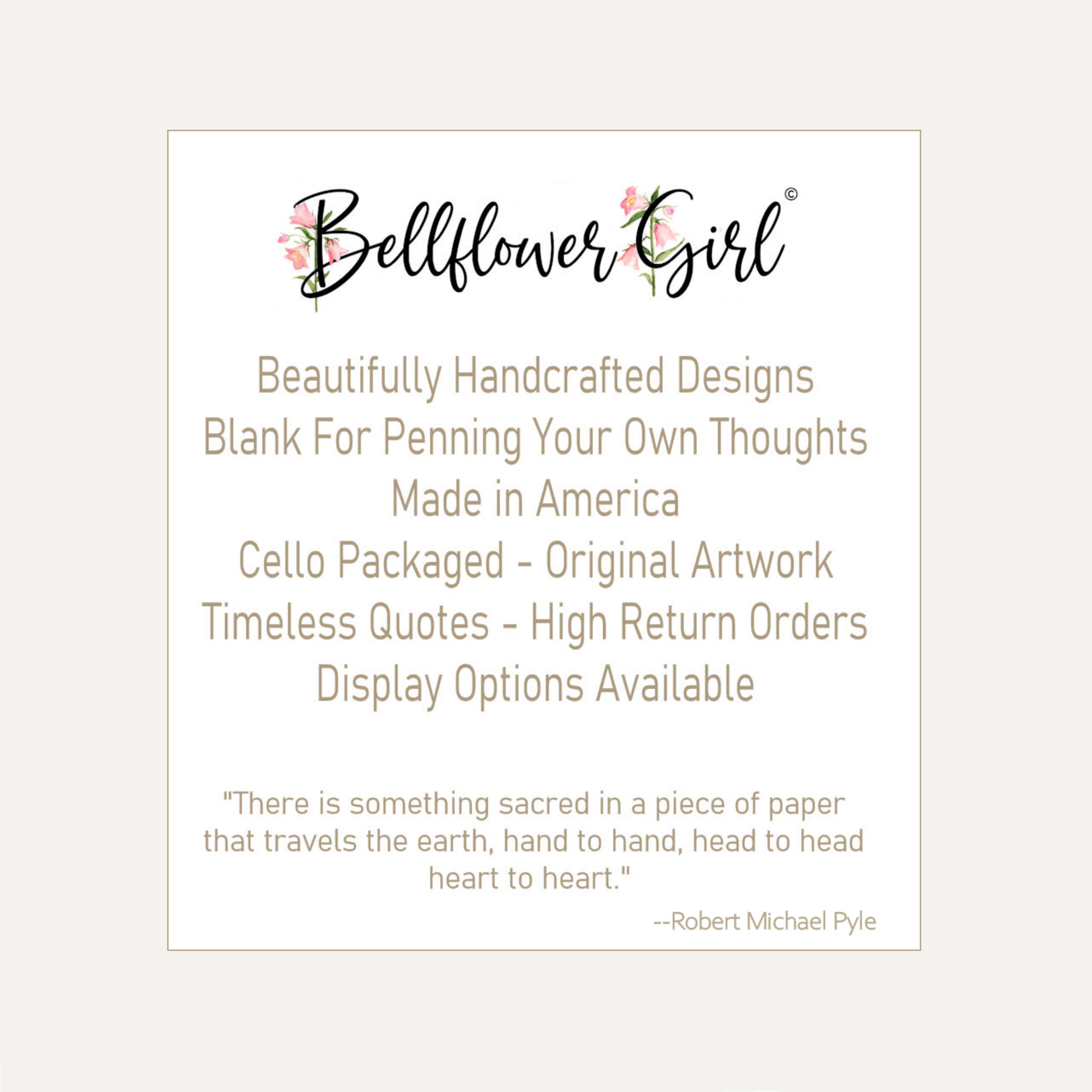 Bellflower Girl - Wholesale Encouragement Card - Grace ~ A Year Ago You Did Not Know... Love & Faith Card7