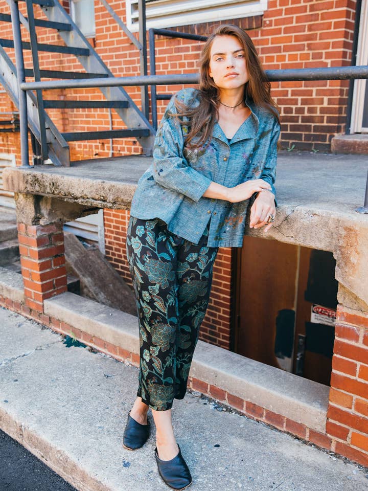 Quarter Crop Shirt, Studio for wholesale by Megan-Ilene