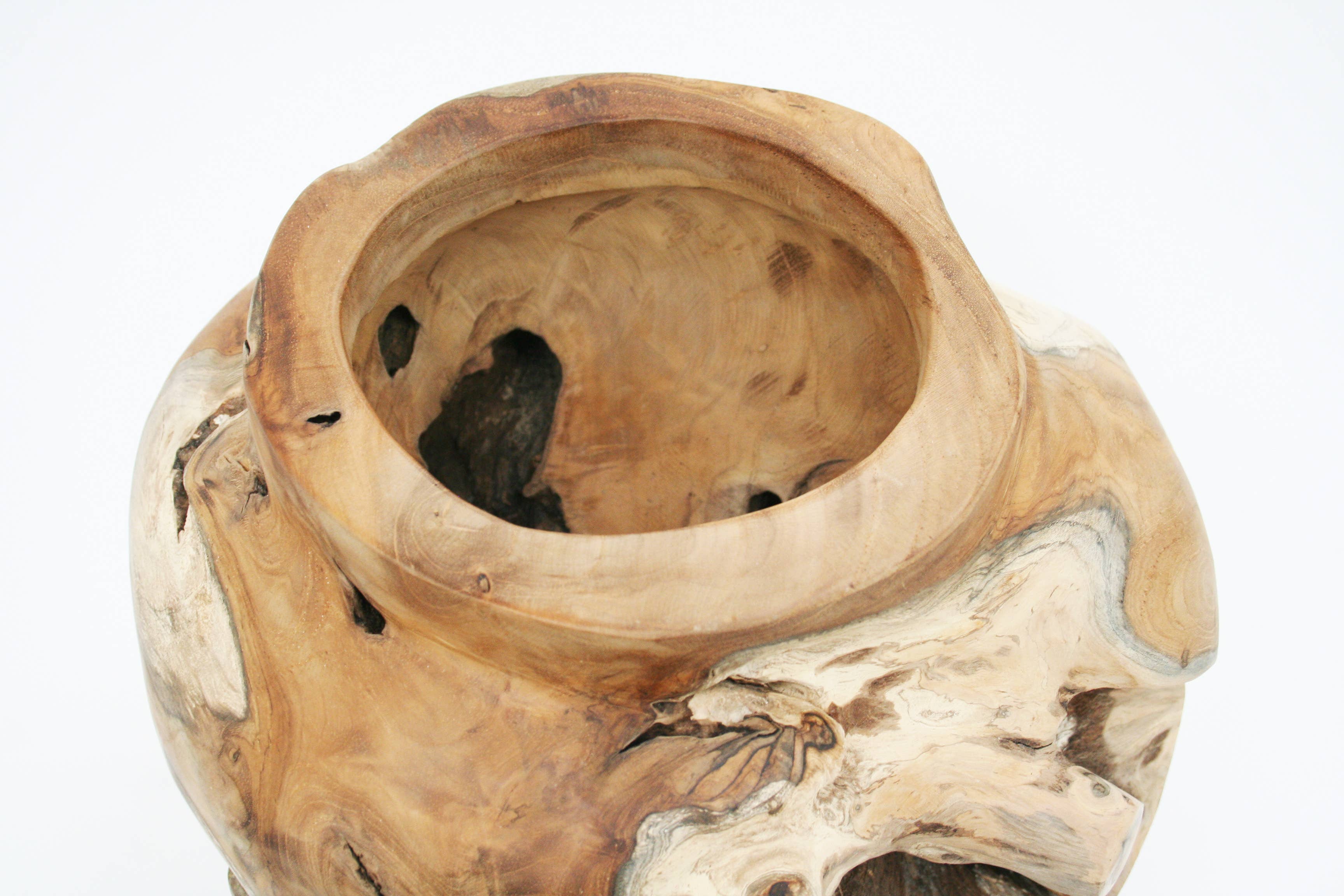 Modern Eastern by Contrast Inc. - Wholesale Vase - Teak Root Pot2