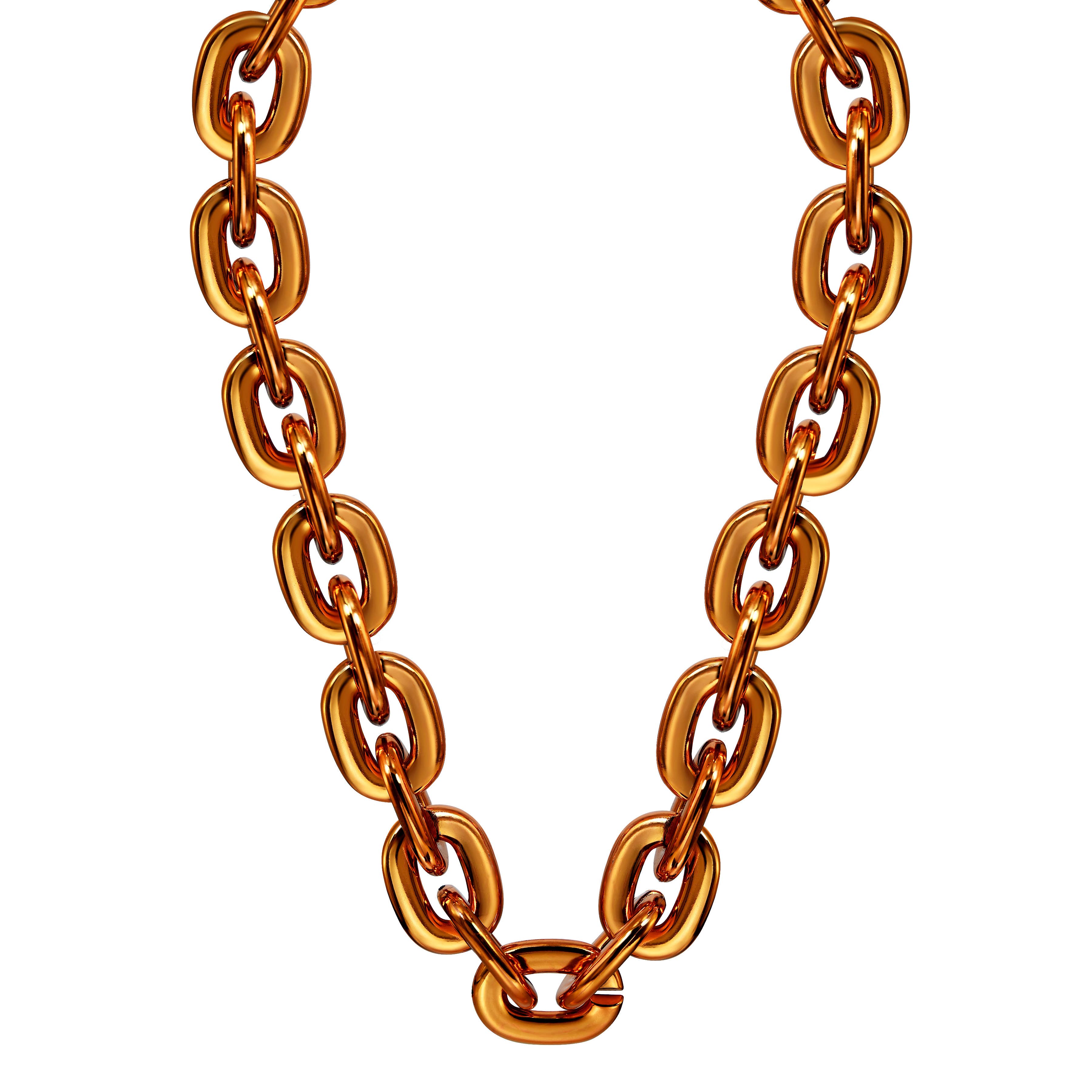 Simran International - Wholesale Link & Chain Necklace - Jumbo Fan Chain Necklace44