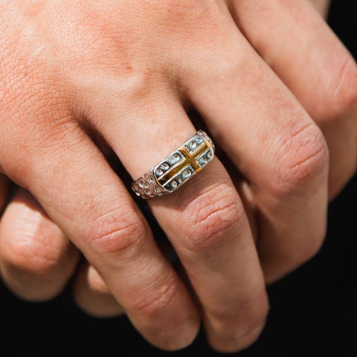 In God We Must - Wholesale Band/Stacked Ring - The Cross Ring1