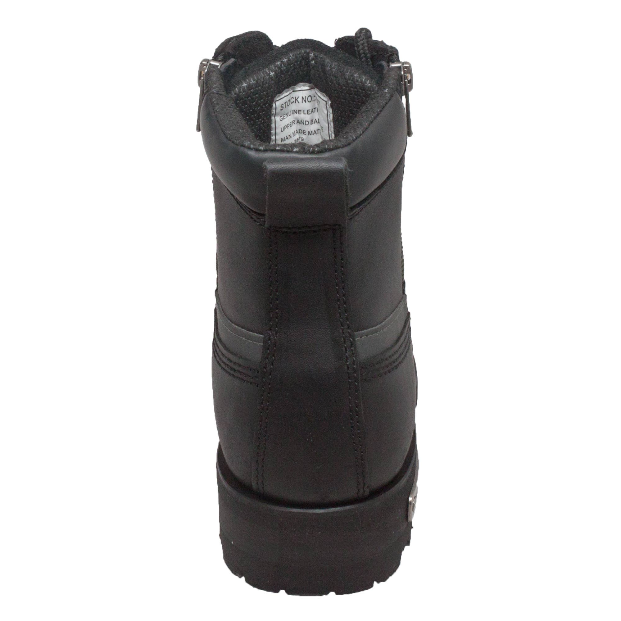 AdTec - Wholesale Combat/Military Boots - Men's - 9797: Men's 6" Biker Boot- Black [Soft Toe]1