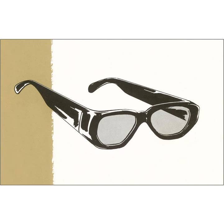 Found Image Press - Wholesale Sticker - Sticker AM-60 Horn Rim Eyeglasses