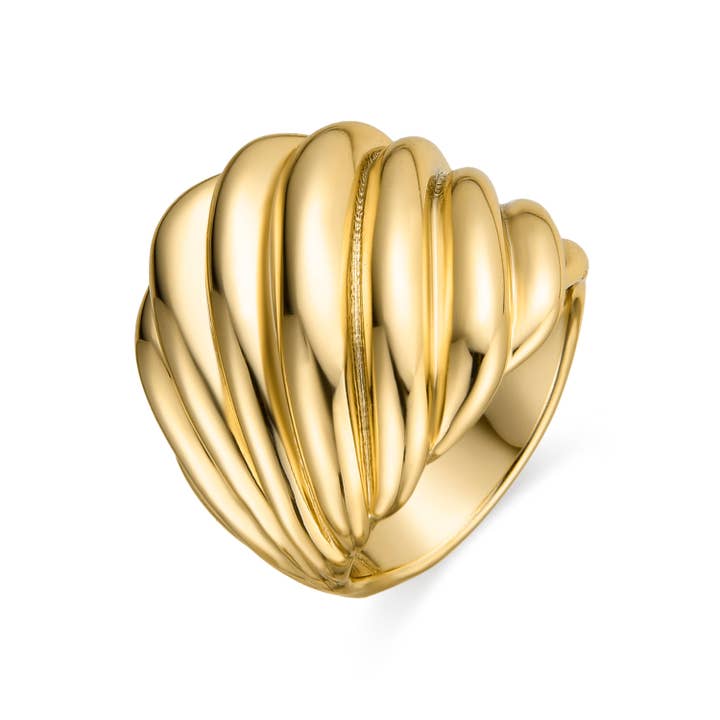 Anillo Luxenter de Plata de Ley 925 acabado en oro amarillo de 18k - Goazar para venta al por mayor de Luxenter