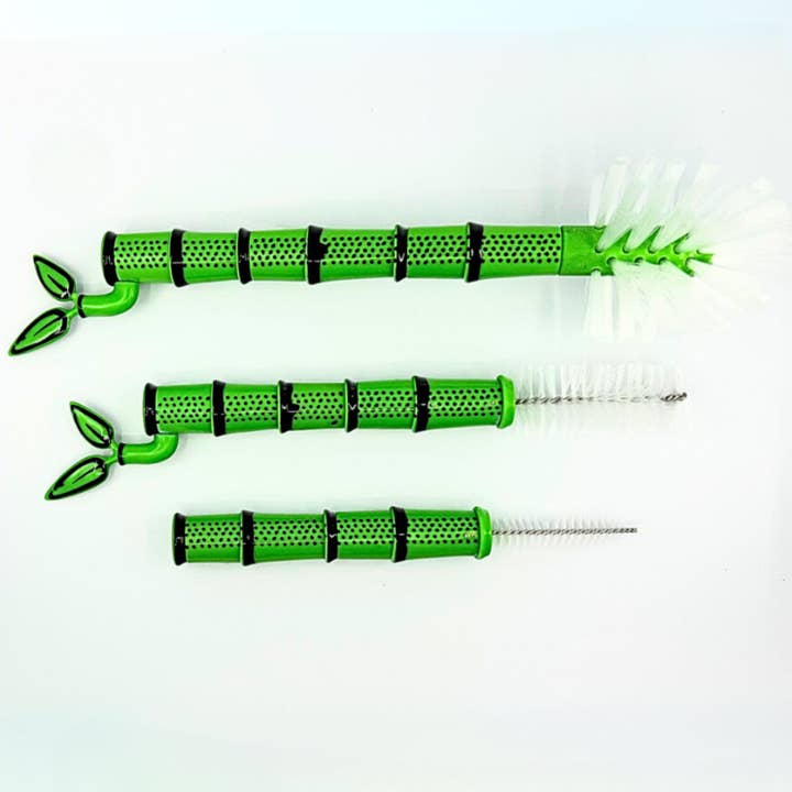 Everyday Objects - Wholesale Cleaning brush - Bambooya Bottle Brush Cleaning Set (3-Pack)4