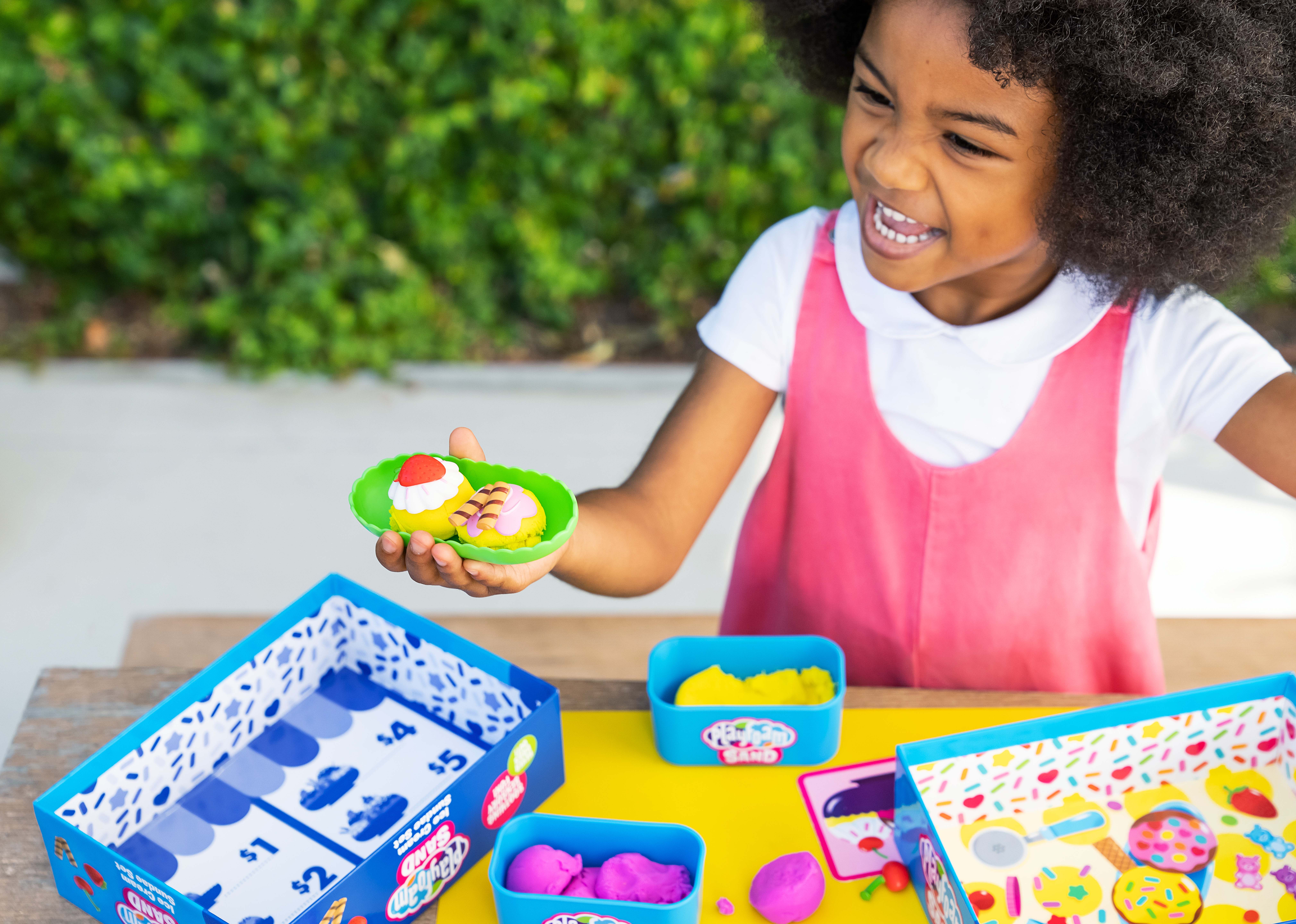Learning Resources - Vente Lot de jouets – enfant - Ensemble de sundae à la crème glacée Playfoam® Sand2