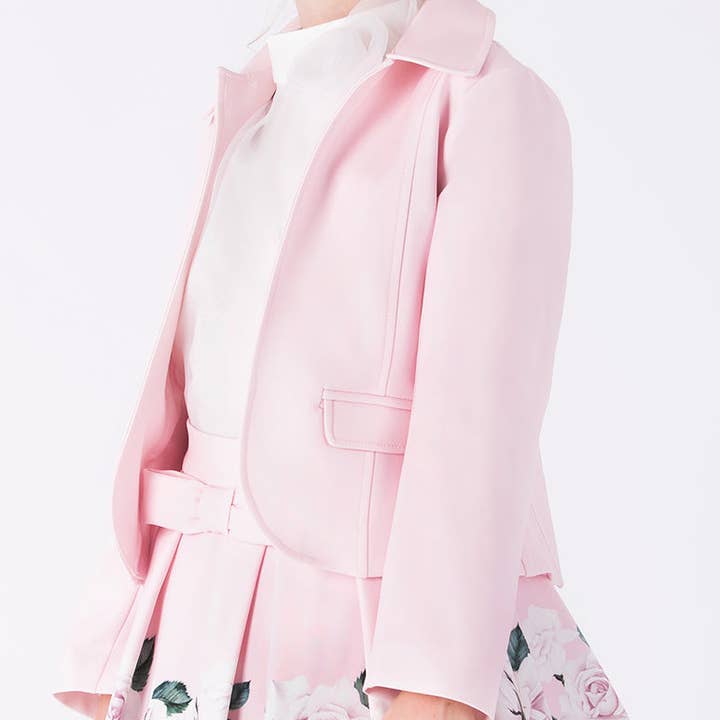 Klassische rosa Mädchenjacke für den Großhandel von Mama Luma