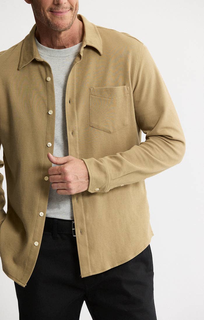 JACHS NY - Wholesale Button Down Shirt - Men's - Manor Long Sleeve Cotton Double Face Shirt6