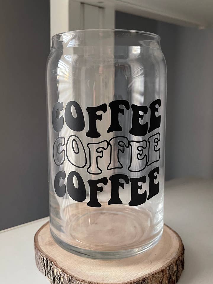 Tasse en verre à café | Verre à café glacé pour la vente par Anissa Yanira Shop