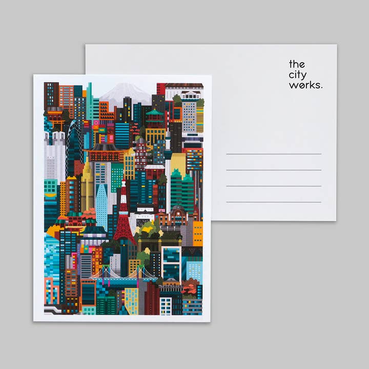 Postal de Tokio para venta al por mayor de The City Works