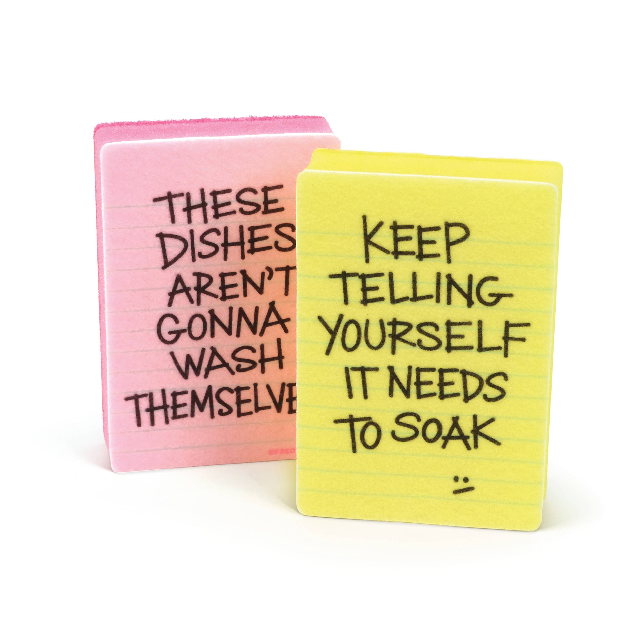Fred & Friends - Wholesale Cleaning Sponge - Sponges - CLEAN CONSCIENCE - Passive Aggressive Notes1