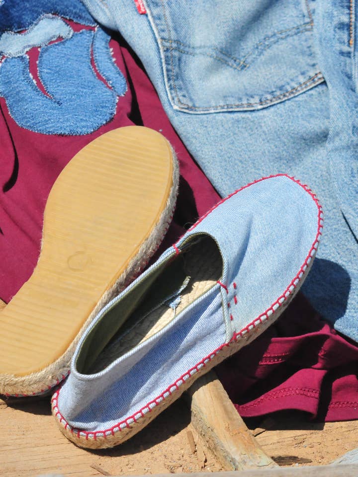 SAN FRANCISCO - Handgefertigte Levi's Espadrilles Unisex für den Großhandel von Le Fanghe