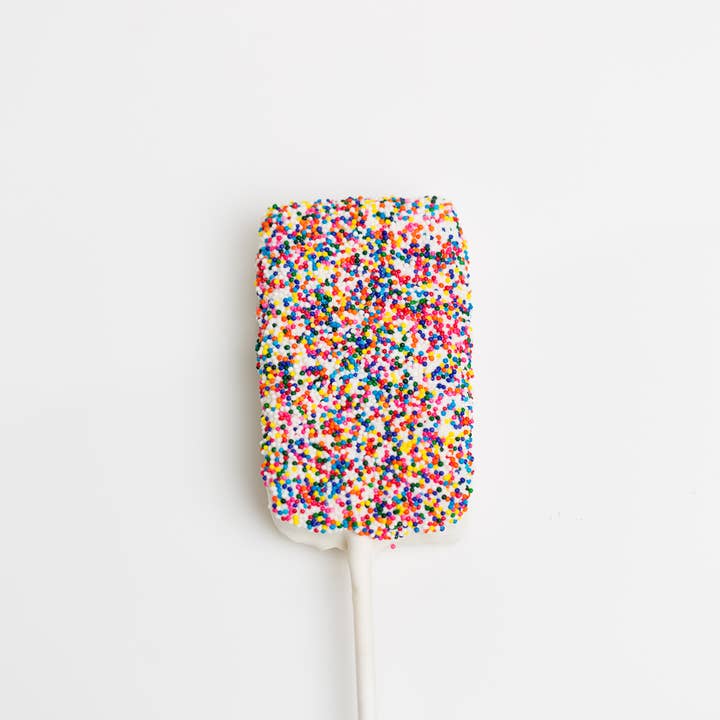 Birthday Sprinkled Crispy for wholesale by Rae Lou's Edible Art