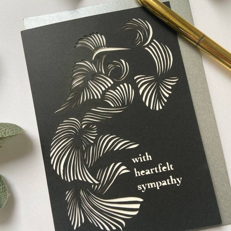 Chow's Stories - Wholesale Sympathy Card - Heartfelt Sympathy Card, Condolences card, Bereavement card1