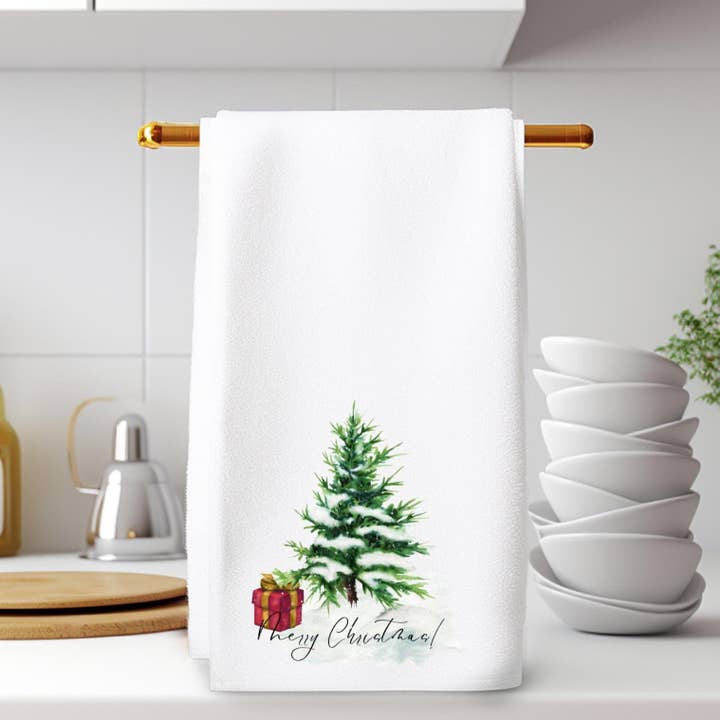Christmas Winter Holiday Seasonal Hand Towel for wholesale by Fernville Creations