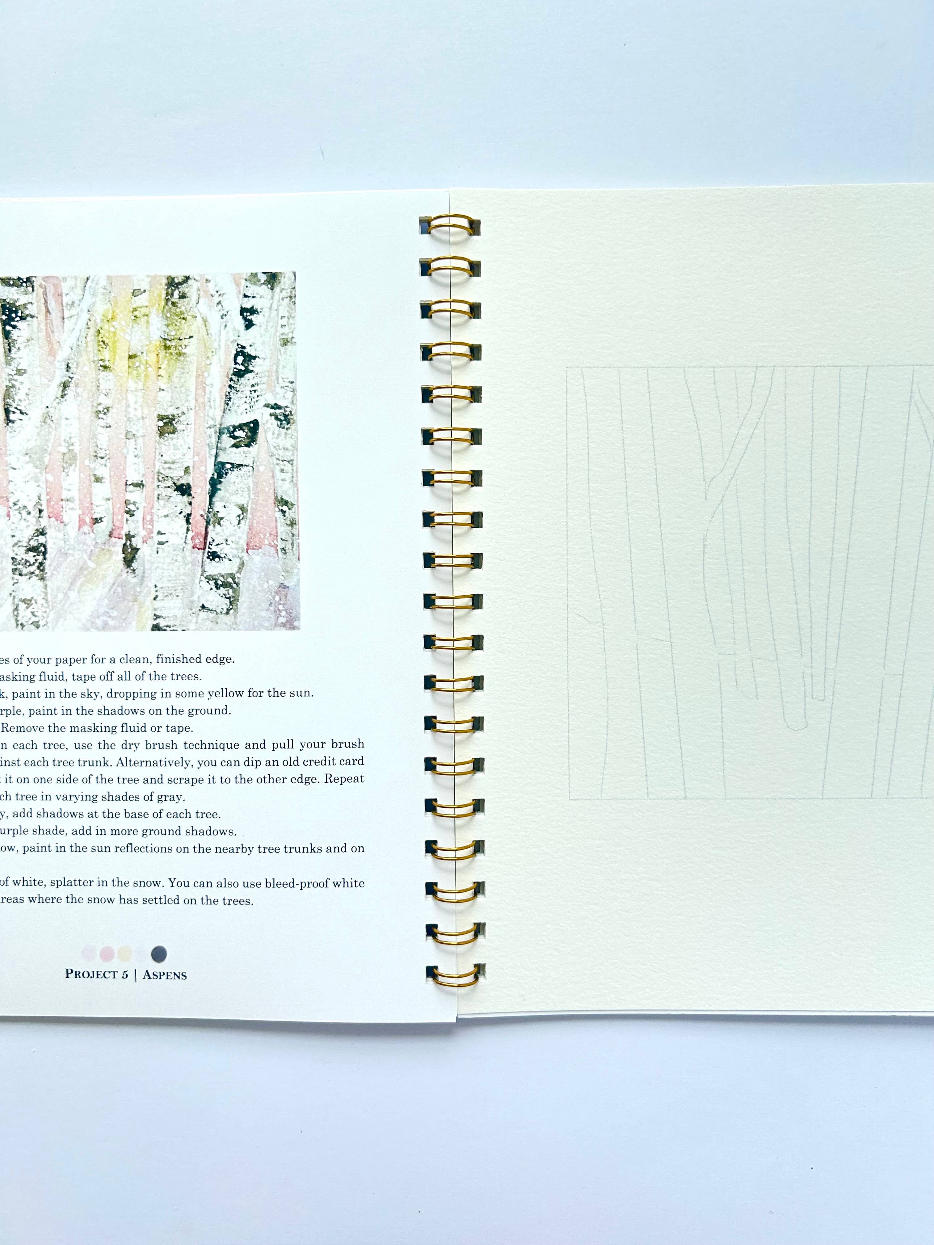 Paint & Pigment Studios - Venta al por mayor Cuadernos/blocs de dibujo - Cuaderno de Acuarela de Invierno3