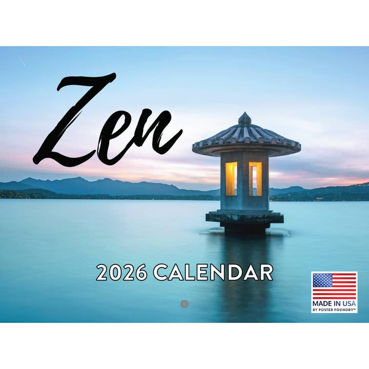 Zen Calendar 2026 Wall Monthly for wholesale by 2026 Calendars
