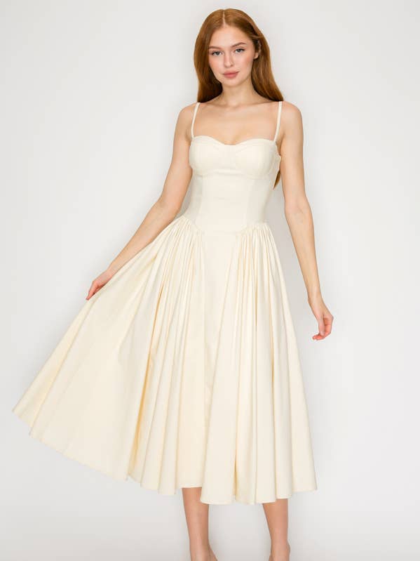 CD30755 : ROBE MIDI MADEMOISELLE SWEETHEART pour la vente par Lovesome