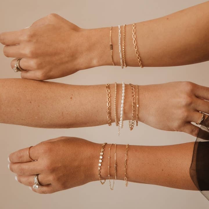 True by Kristy Jewelry - Wholesale Beaded Bracelet - Sea Isle Freshwater Pearl Gold Filled Beaded Bracelet3