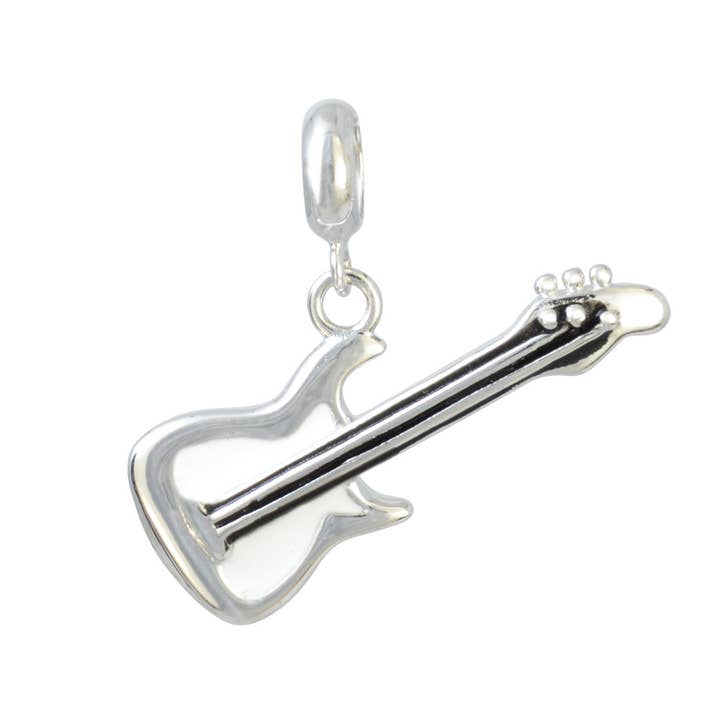 colgante guitarra blanca plata 925 para venta al por mayor de Janusch