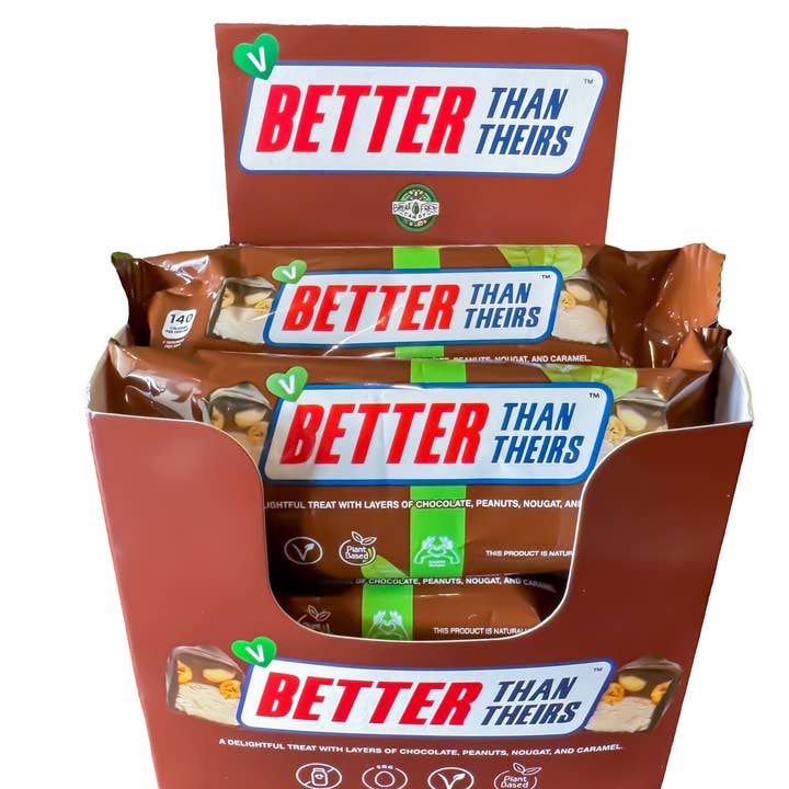 Break Free Candy - Wholesale Chocolate Bar - Vegan Better Than Theirsâ„¢ Candy Bar(Pack of 12)Â